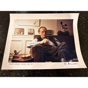 Marcel Duchamp 1966 Photo Kenji Kanesaka Print Signed Photograph B&W